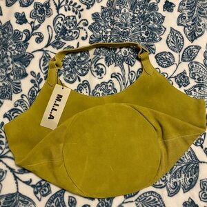 Millau Olive Green Shoulder Bag
